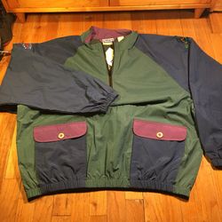 Deadstock Reebok golf jacket multi color block