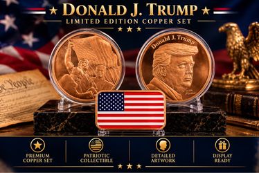 Donald J. Trump Limited Edition Copper Coin Set