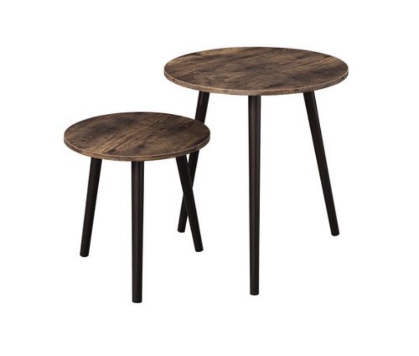 Set of 2 Side Tables,original Price Was $41.99,now Only For $21