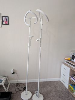 Last chance to grab this deal! : Modern LED Floor Lamp with Reading Light & Remote (Retail $77 each)