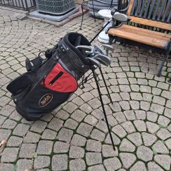 Golf Clubs And Bag