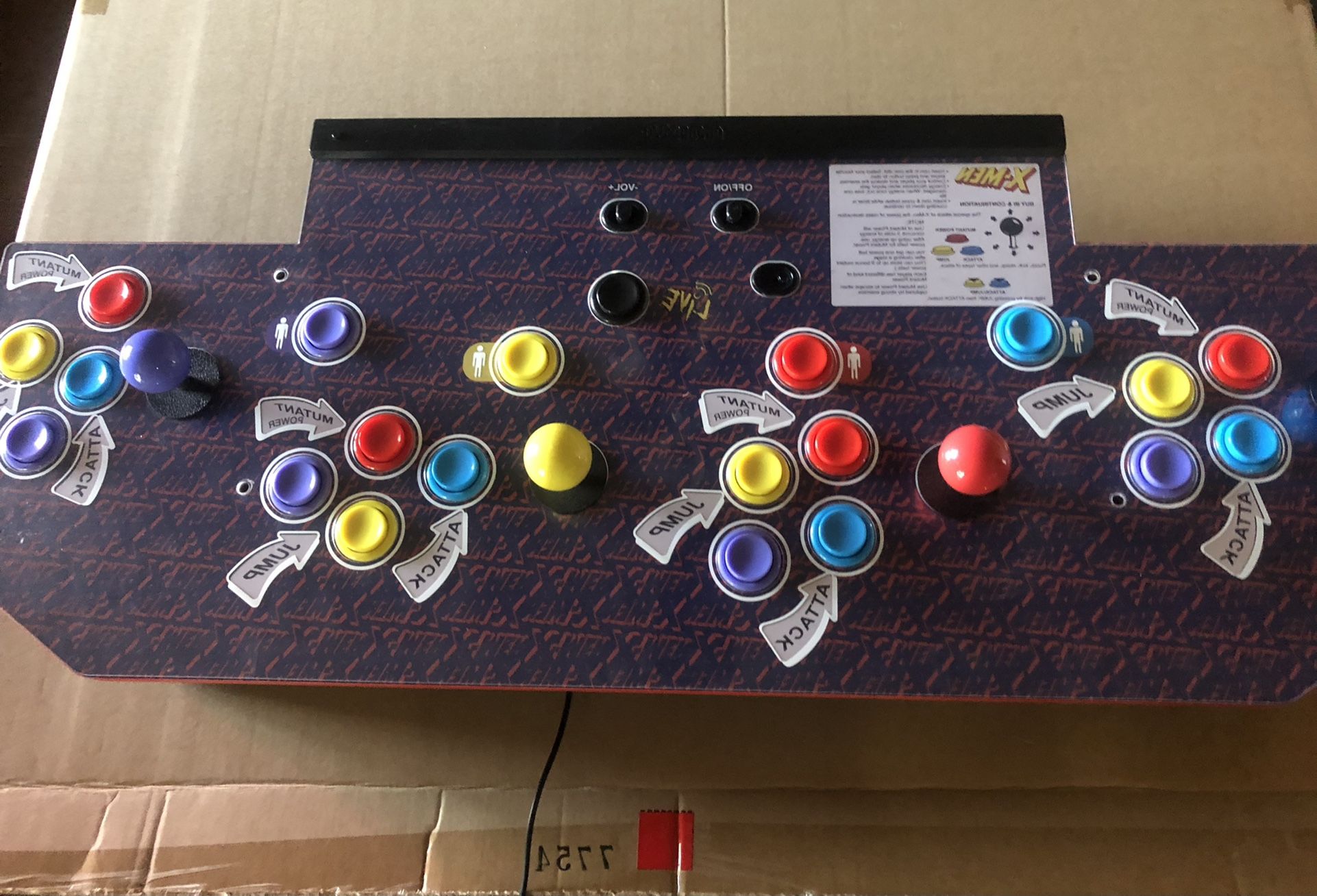 Arcade 1up X Men Control Panel for Sale in Fontana, CA - OfferUp
