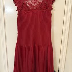 Retro Red Tunic Dress