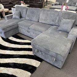 Gray Sofa Sectional Sleeper