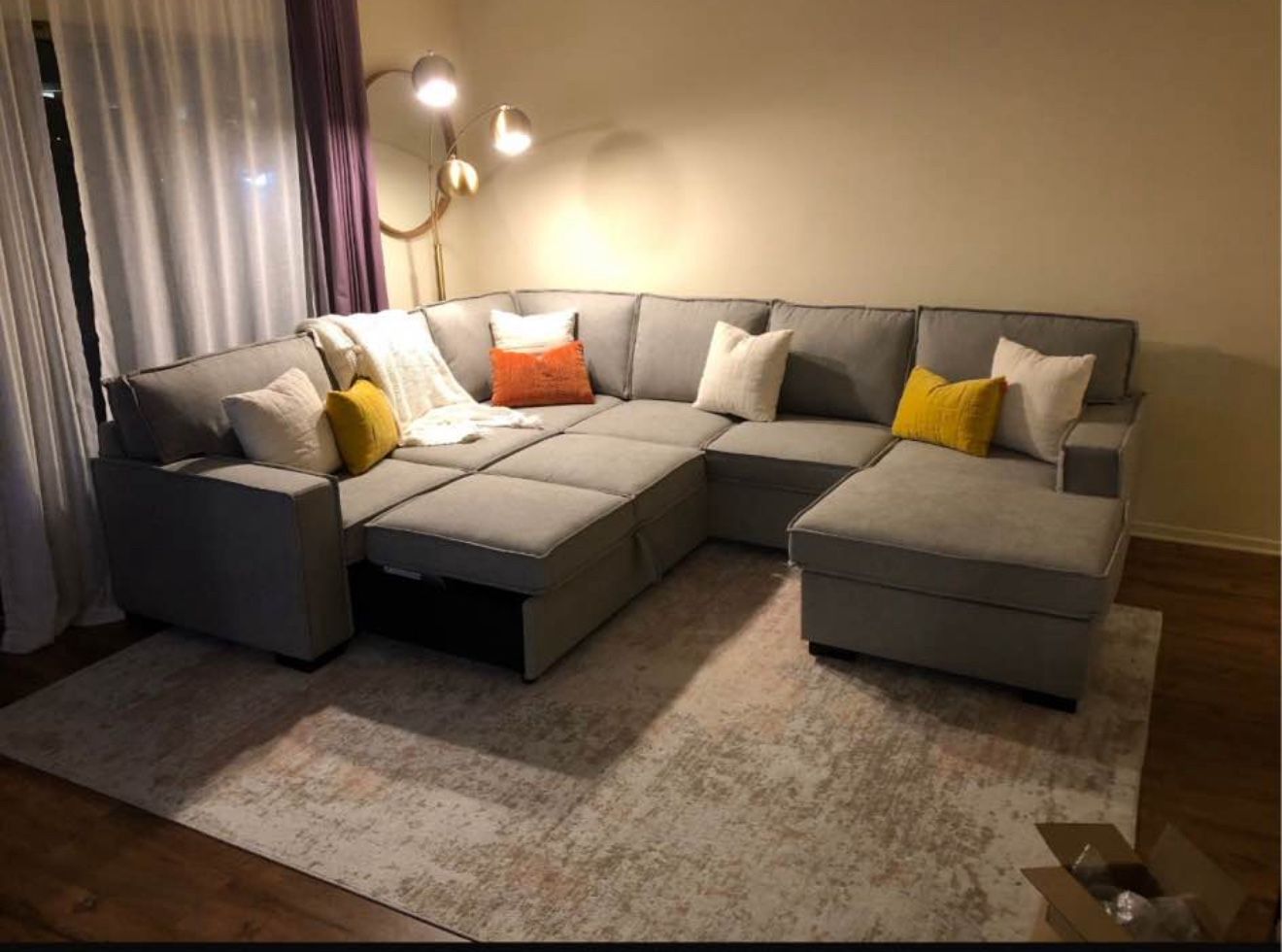 Giant Sectional Couch With Storage