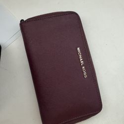Michael Kors Burgundy wallet