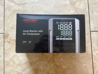 Wolfbox Jump Starter with Air Compressor