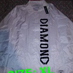 DIAMOND SUPPLY DUGOUT COACH'S JACKET