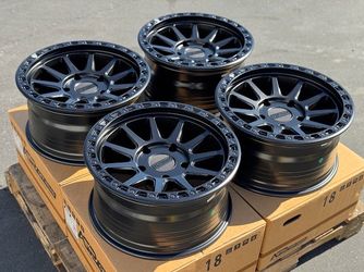 18" NEW Black Wheels Rims and Tires TOYOTA FORD Tundra Sequoia 5x150 F150 Expedition Tacoma 4Runner Lexus GX460 6x139 Lincoln Navigator 6x135