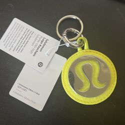 Lulu lemon Keychain 