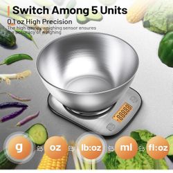 Báscula digital de cocina para alimentos, gramos, onzas
