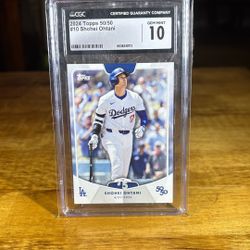 2024 Topps 50/50 Shohei Ohtani CGC Gem Mint 10 