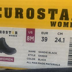 Eurostar Women’s Work Boots Size 8m  ( Read Description Below) ⬇️