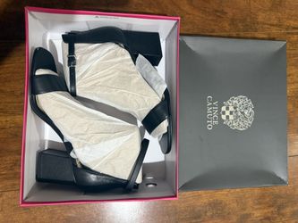 Vince Camuto Leather Sandal Block Heels