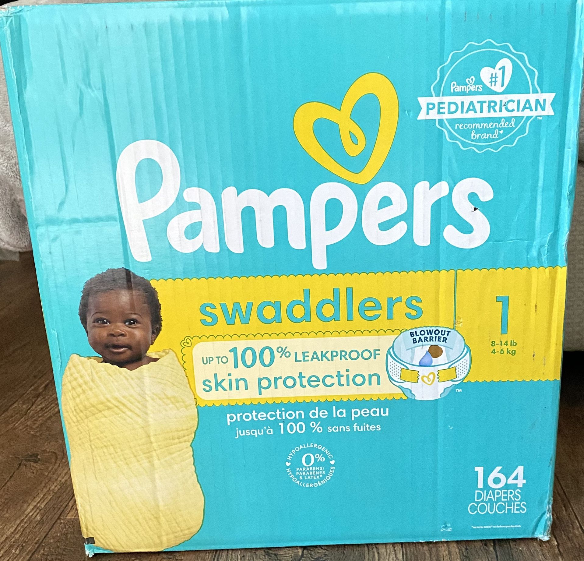 Pampers Baby Diapers Size 1