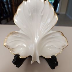 Lenox Leaf Shaped Candy Dish
