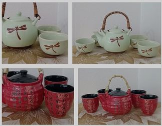 2 Chinese Porcelain Tea Sets $15 Each