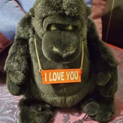**Pre-owned: Gorilla Plush Stuffed Animal  