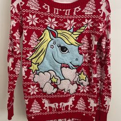 Unicorn Xmas Sweater 