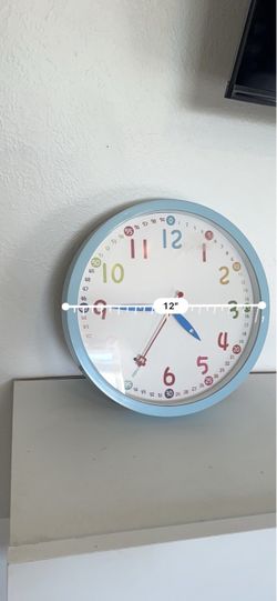 12-Inch Learning Wall Clock