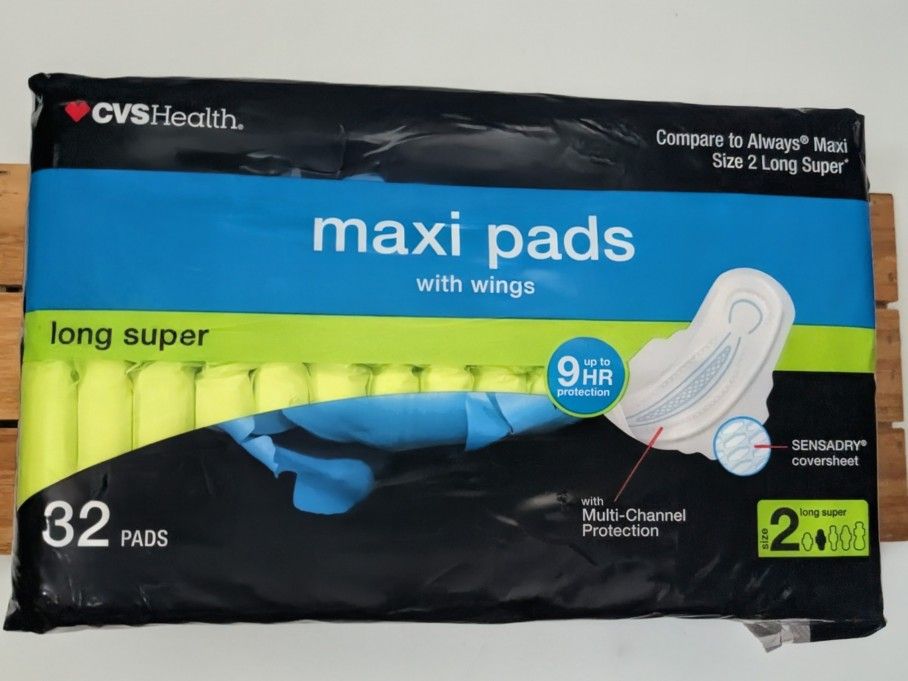 Maxi Pads 32 Count