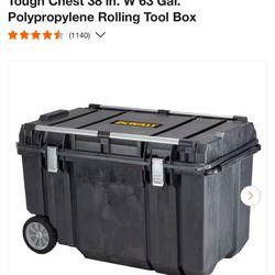 DEWALT Tough Chest 38 in. W 63 Gal. Polypropylene Rolling Tool Box