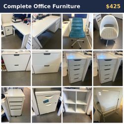 Complete Office Furniture Set, Wynwood, $425
