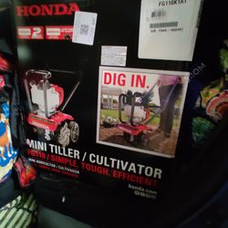 Honda Rotary Tiller FG110  25-cc 9 In Front Tine Forward  Rotating Tiller Brand New 