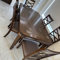 Dining Table And Chairs (6 Chairs )