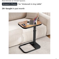 TV Aide over Sofa End Table 