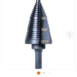 Klein Tools 3-Step Drill Bit, Double-Fluted, 7/8-Inch to 1-3/8-Inch