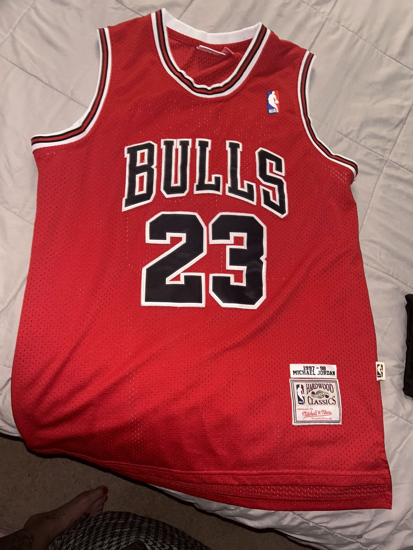 Mitchell And Ness 1(contact info removed) Micheal Jordan Jersey