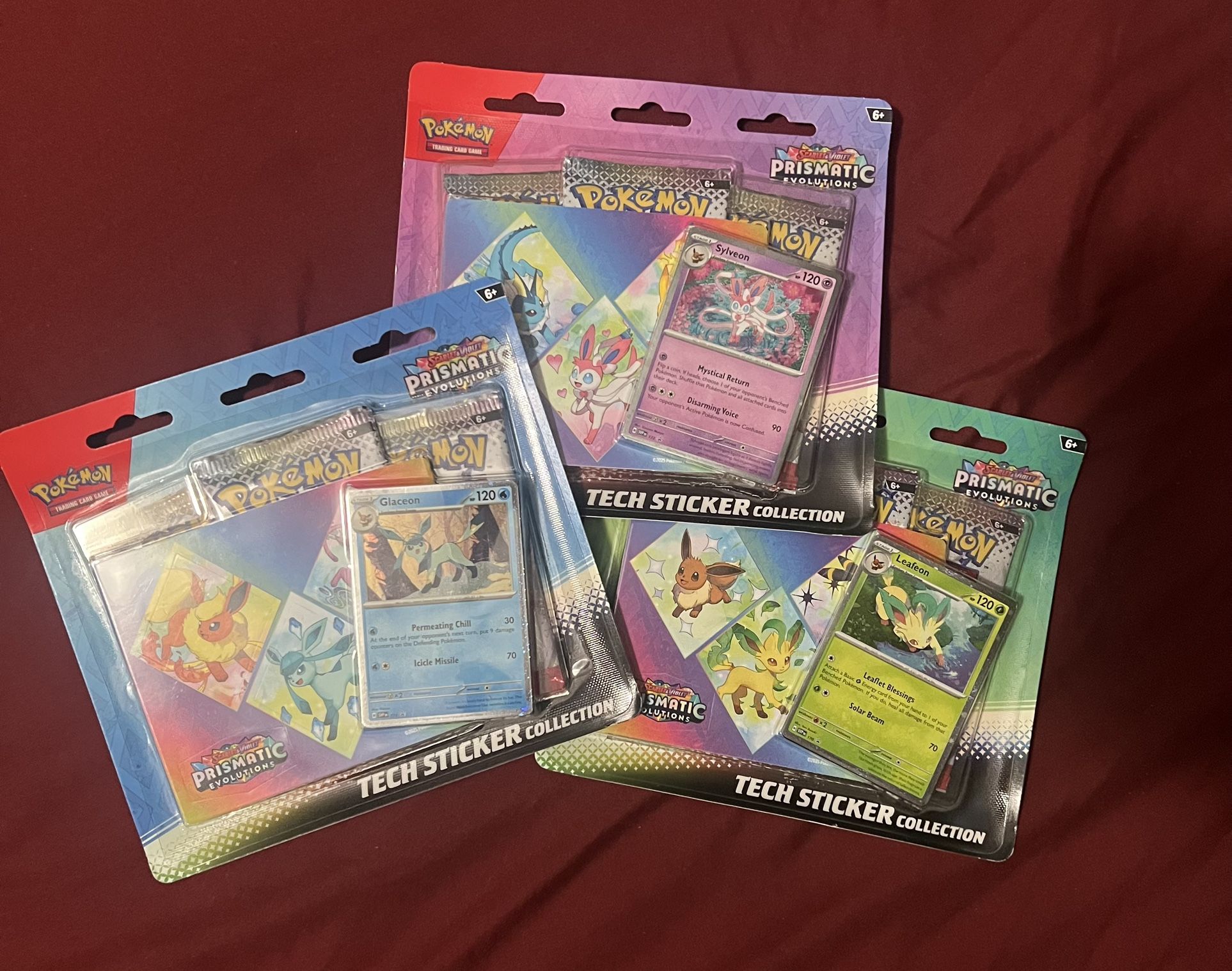 Prismatic Evolutions Tech Stickers