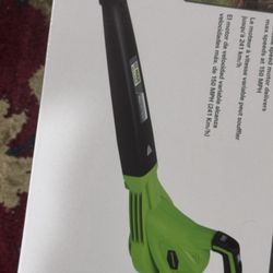 Brand New In The Box!! Green works Cordless blower