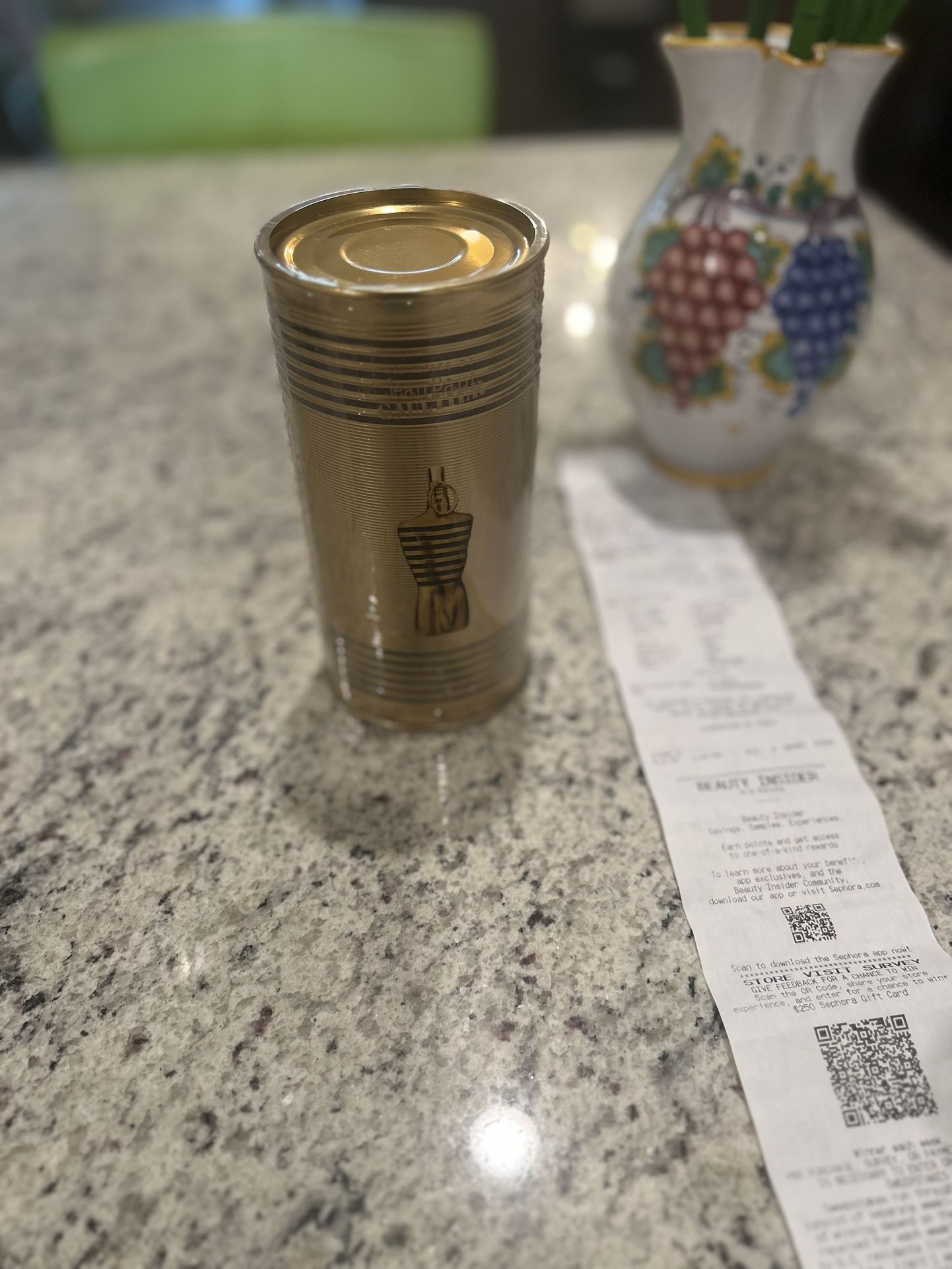 Jean Paul Gaultier + Receipt