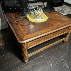 Large Coffee Table And 2 End Table