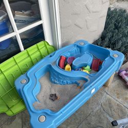 Sand Table And Toys