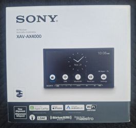 Sony XAV-AX4000
Digital multimedia receiver