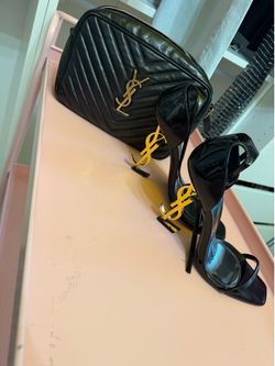 Talk purse and shoe combo
