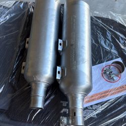 OEM Harley Fat Bob Mufflers