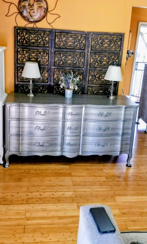 Dresser Solid Wood Measurements On Picture PICK UP ONLY 