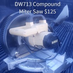 DeWalt 10" Compound Miter Saw and RYOBE 10" Table Saw
