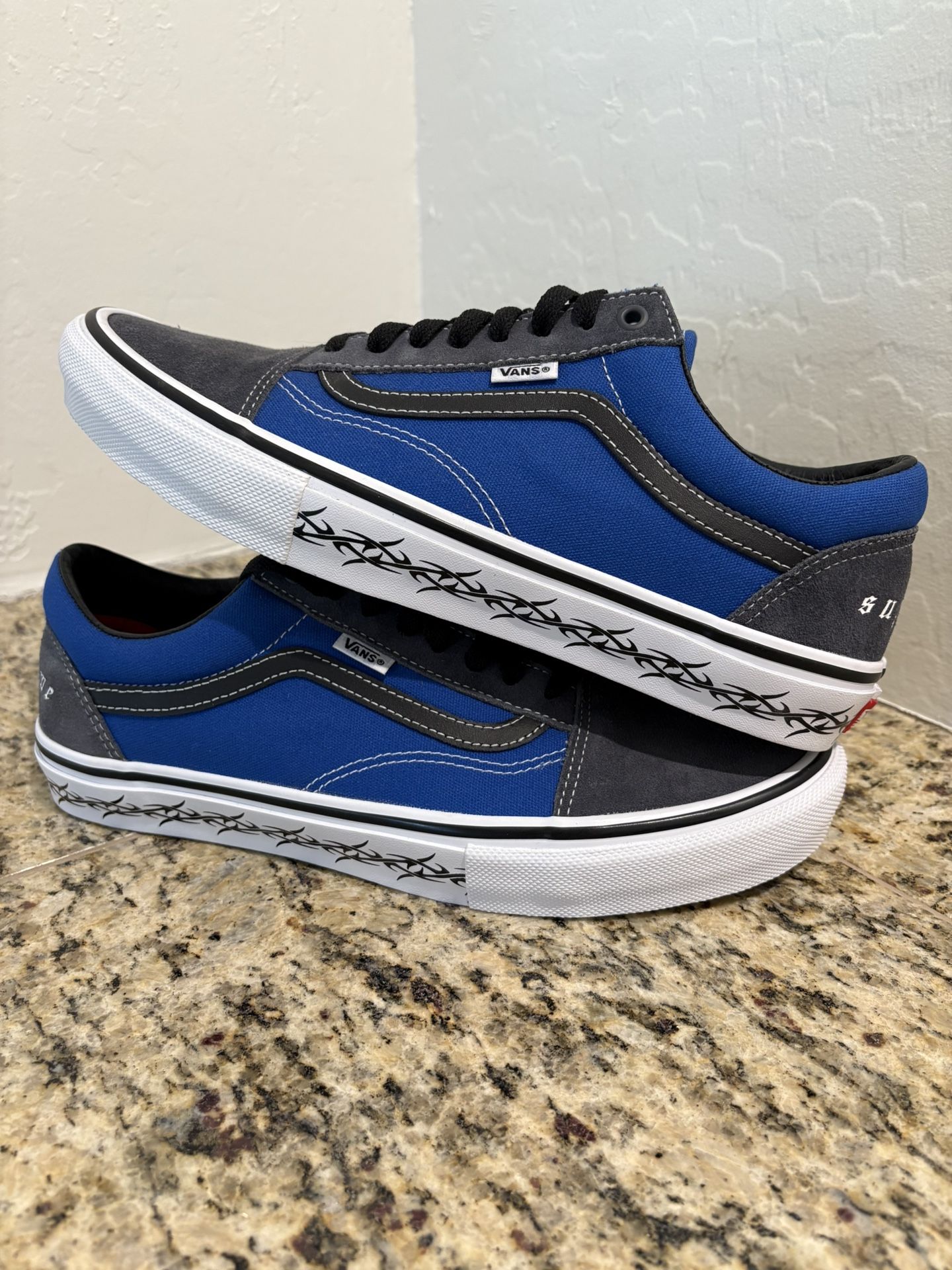 Supreme Vans Tribal Barbed Wire Sz 12
