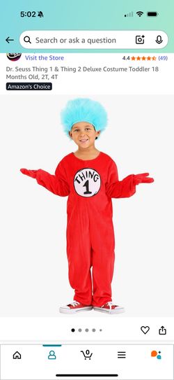 Dr Seuss Costume 2T