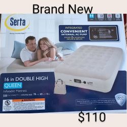 Brand New Serta Queen Inflatables Mattress 