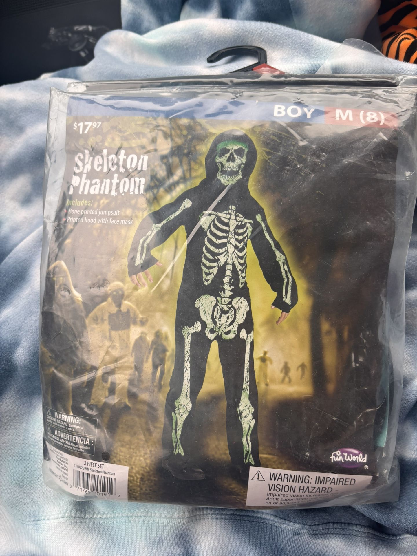 Brand New Halloween Skeleton Phantom Costume
