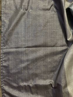 6x6 Ft Silver/Turquoise Sparkly Shower Curtain