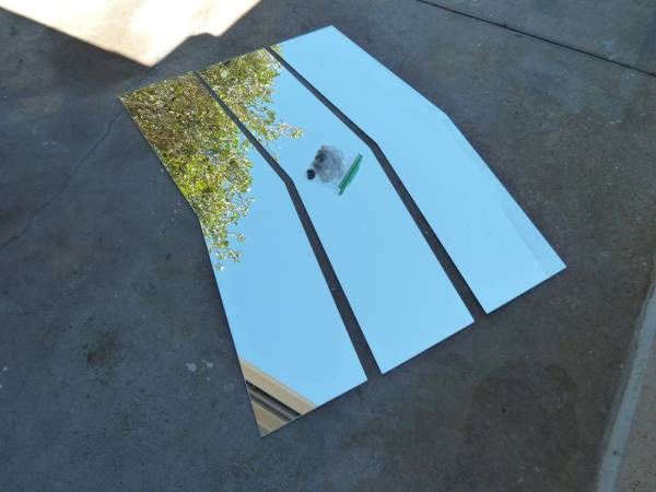 IKEA Skabu Chevron Mirrors - Set of 3