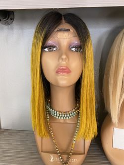 front lace human hair wig