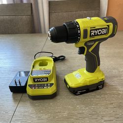 RYOBI ONE+ 18V Cordless 1/2 in. Drill/Driver Kit with (1) 1.5 Ah Battery and Charger